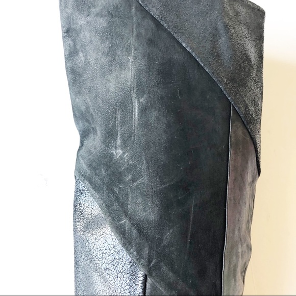 NWOT Free People Bright Lights Patchwork Tall Boot - Picture 5 of 8